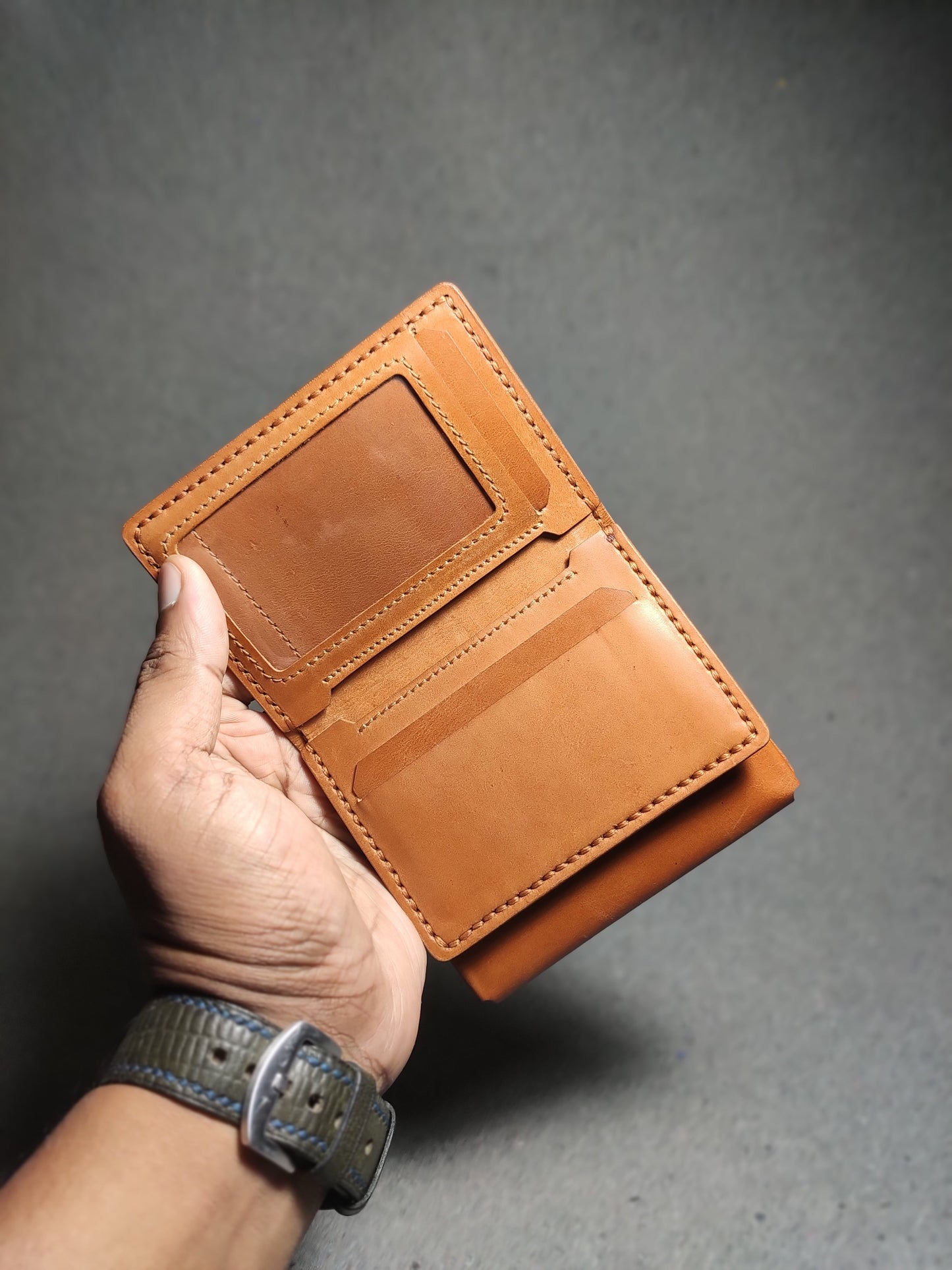 Folden  — Vertical Bi-Fold Wallet (WC-V18)