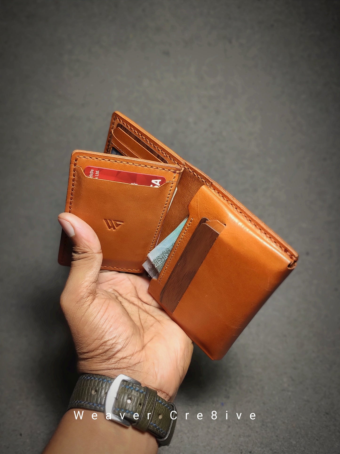 Folden  — Vertical Bi-Fold Wallet (WC-V18)