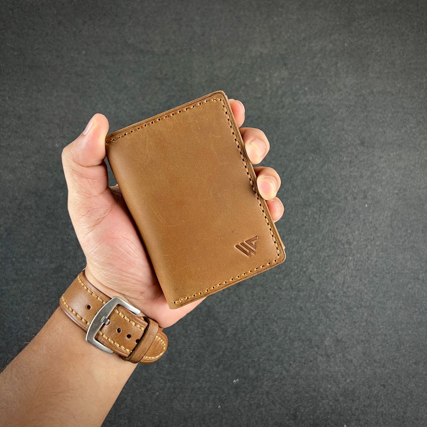 Folden — Vertical Bi-Fold Wallet (WC-V17)