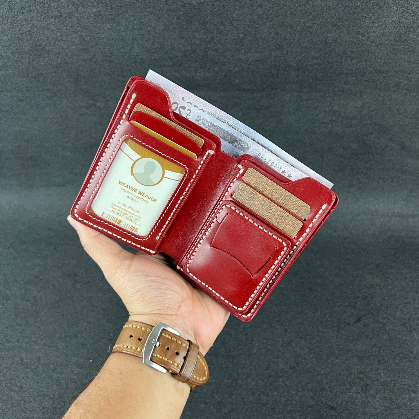 Ravelo — Vertical Bi-Fold Wallet (WC-V12)