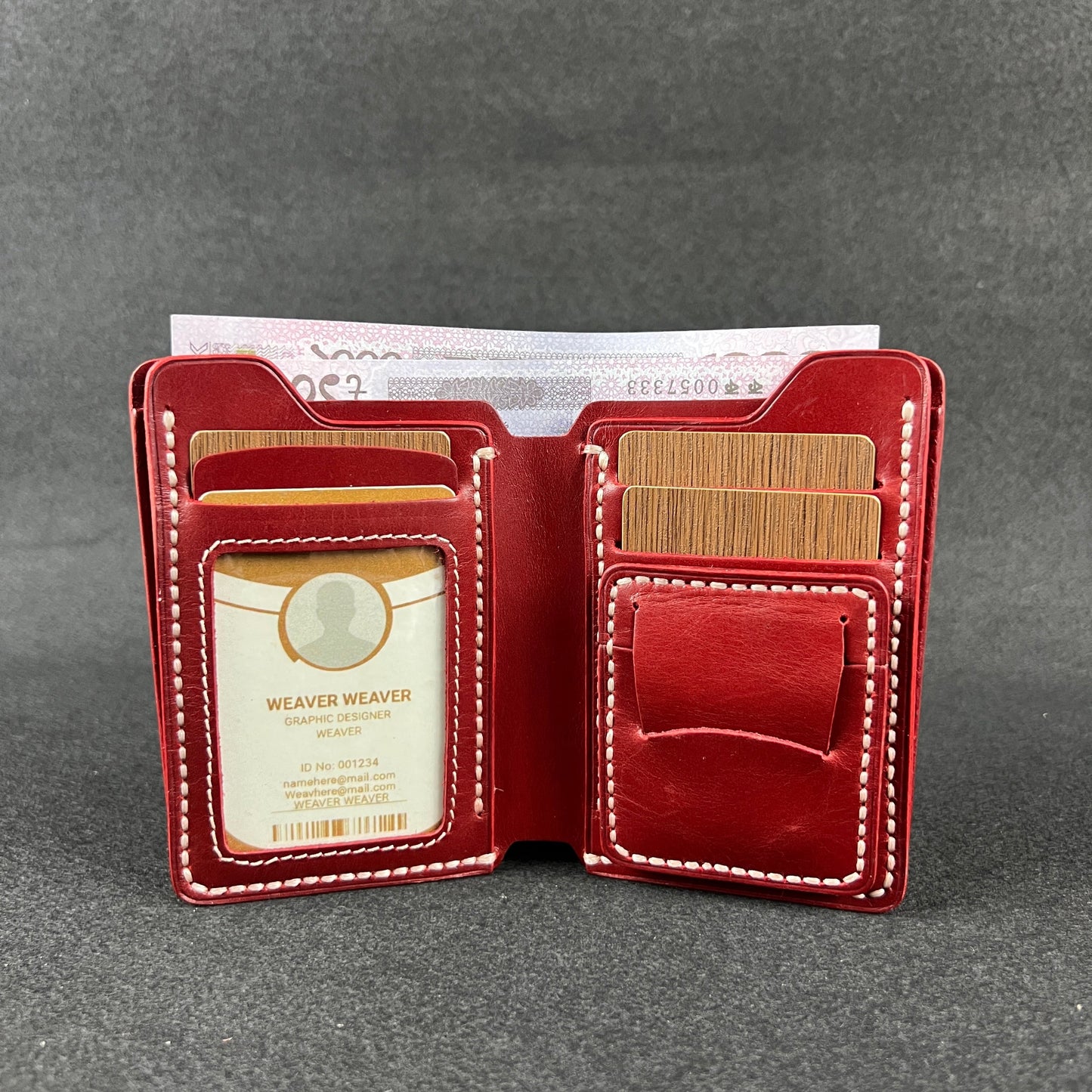 Ravelo — Vertical Bi-Fold Wallet (WC-V12)