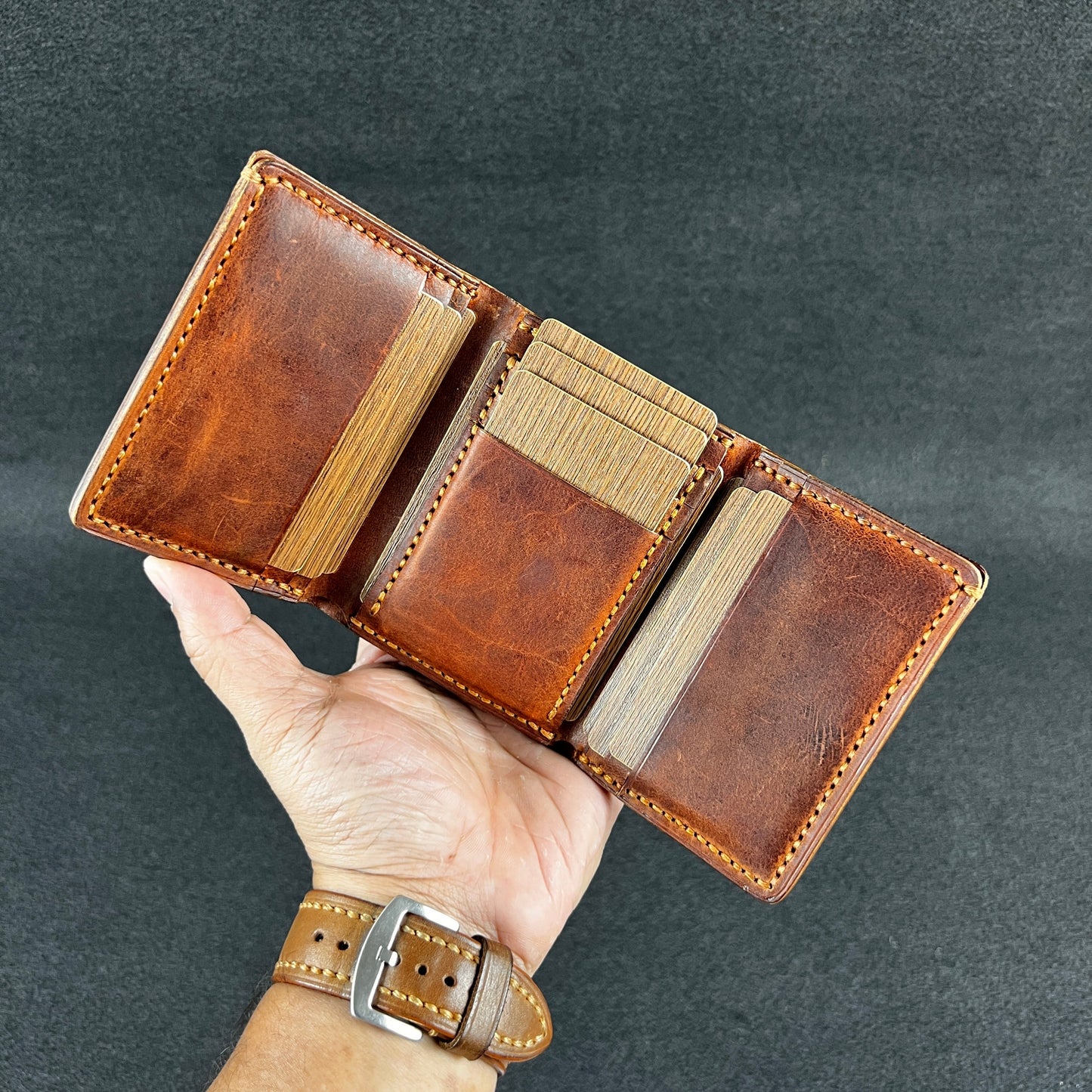 Silent Structure — Tri-Fold Wallet (WC-TR6)