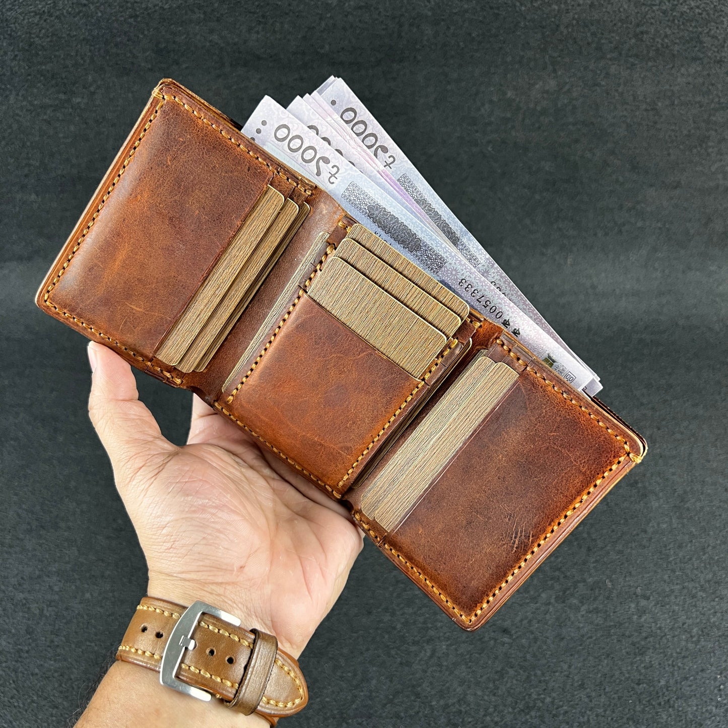Silent Structure — Tri-Fold Wallet (WC-TR6)