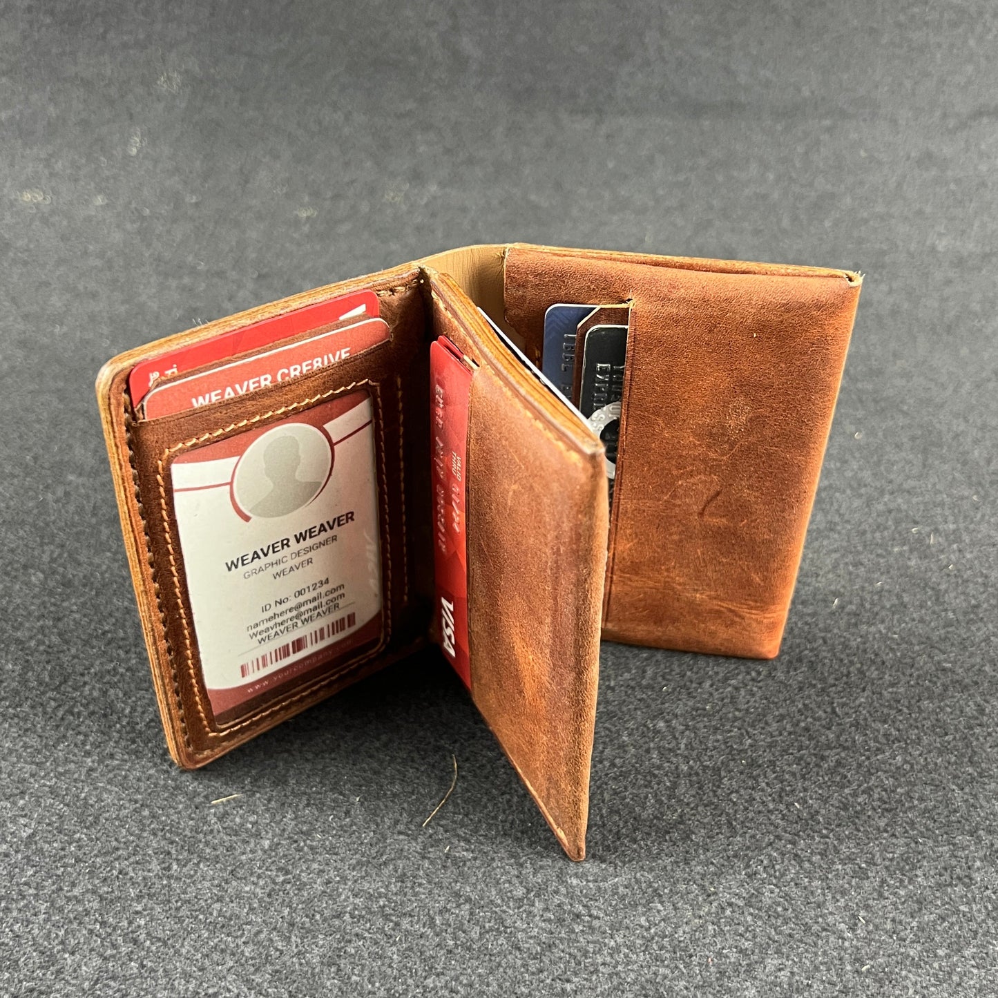 Folden — Vertical Bi-Fold Wallet (WC-V17)
