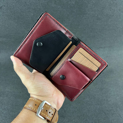 Ignis — Vertical Bi-Fold Wallet (WC-V9)