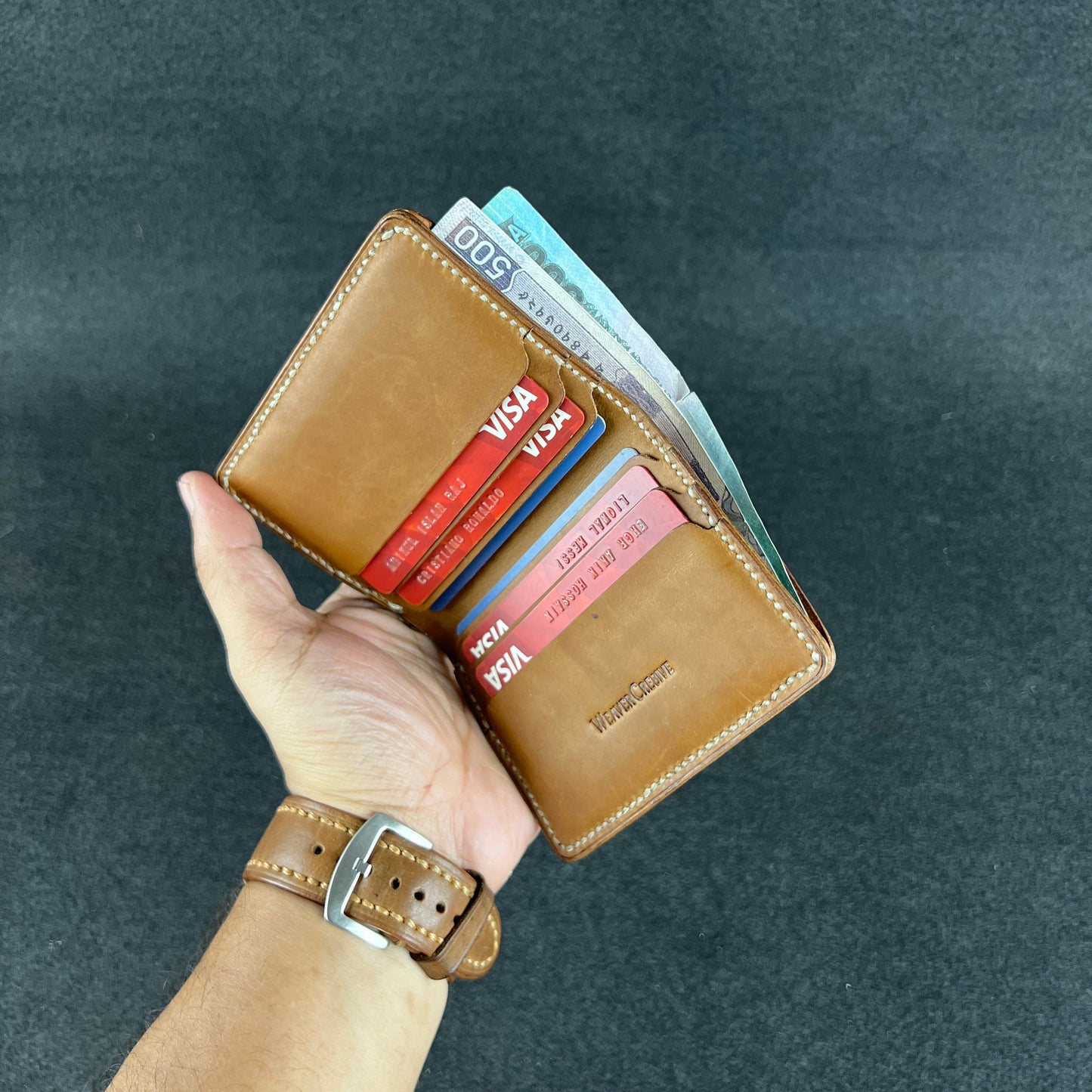Aven — Vertical Bi-Fold Wallet (WC-V14)