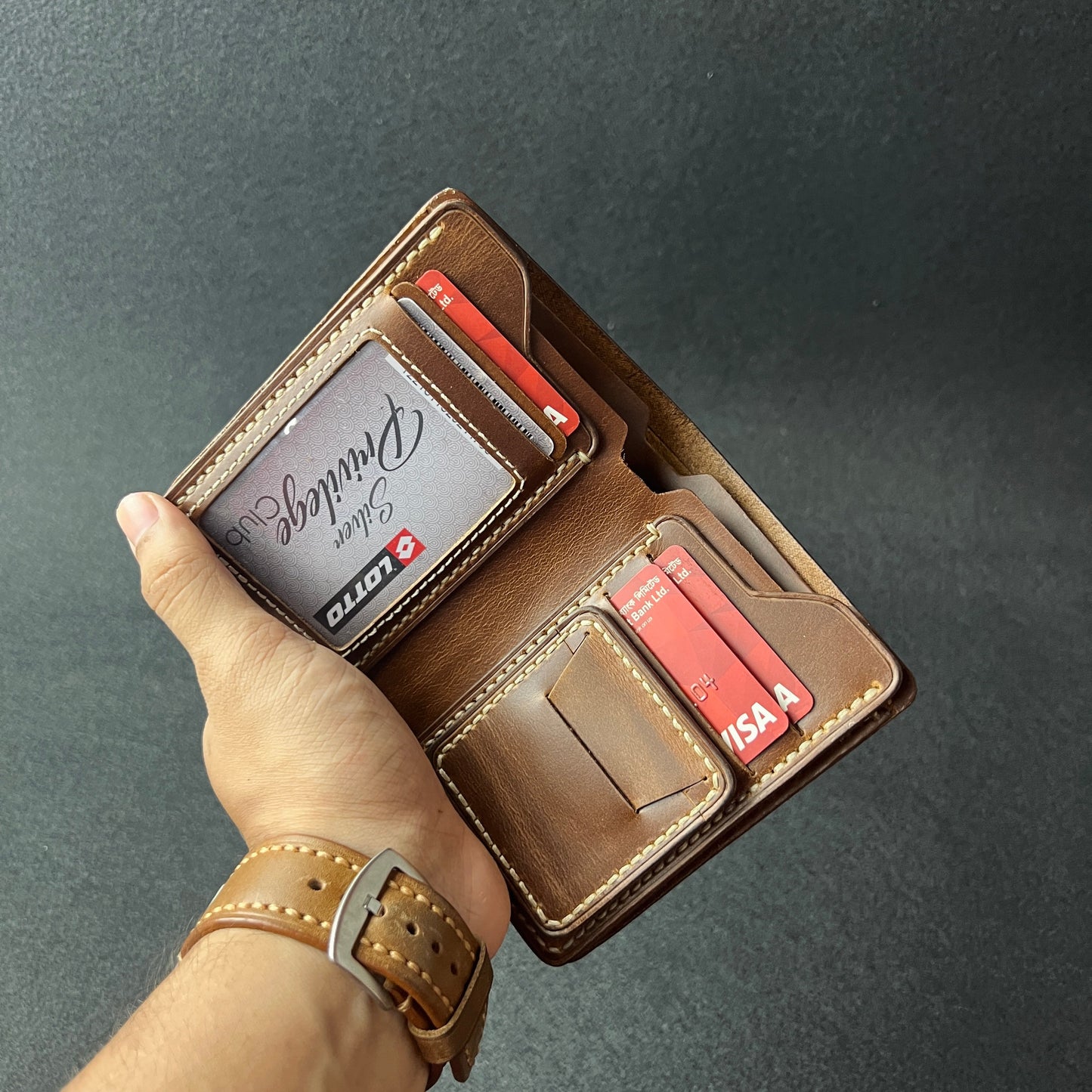 Ravelo — Vertical Bi-Fold Wallet (WC-V12)